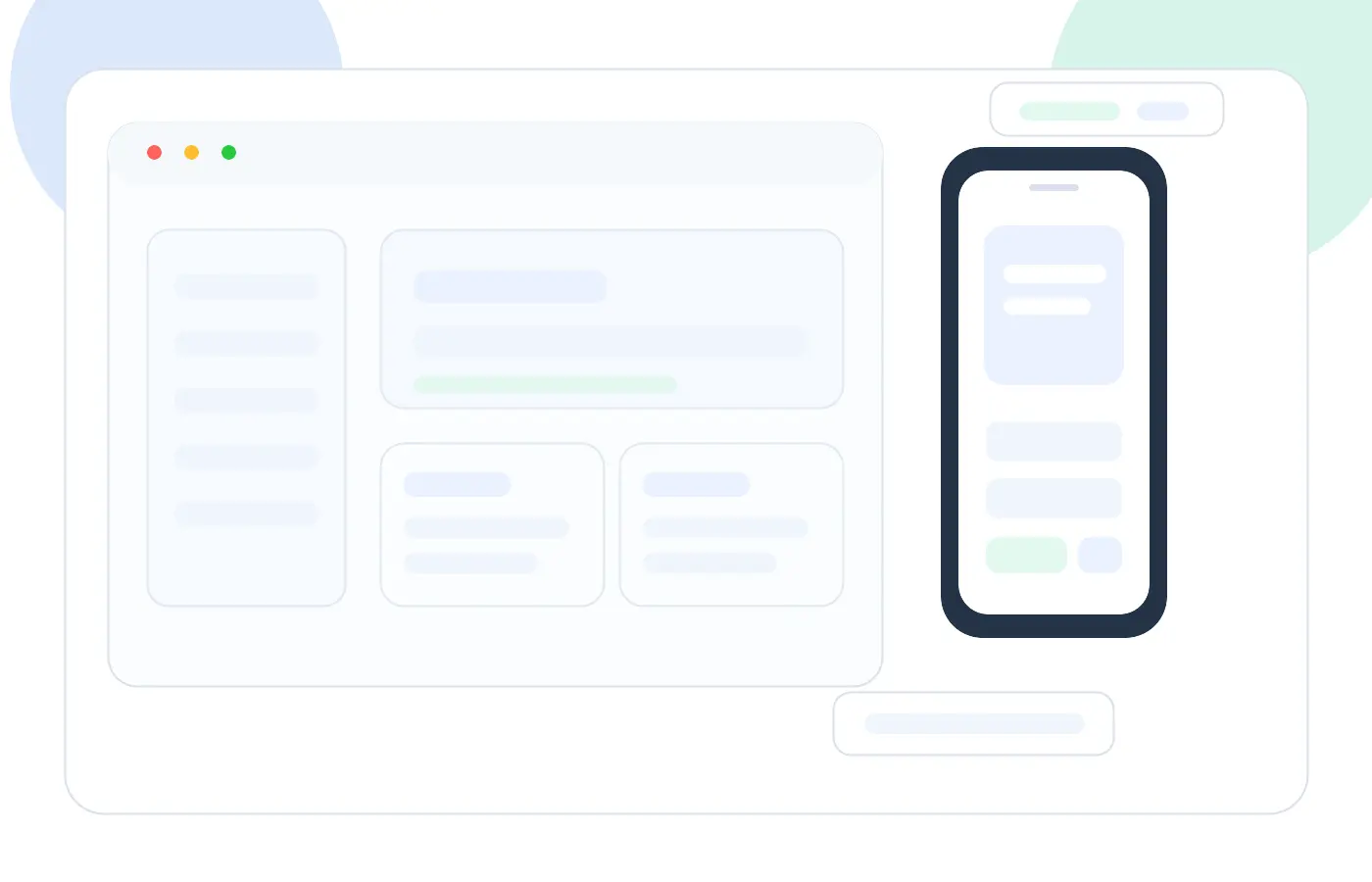 Mockup einer Vereinssoftware auf Laptop und Smartphone